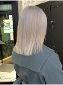 ミルクティーベージュダブルカラーインナーカラーケアブリーチ