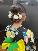 浴衣ヘアアレンジ着物着付和装夏イベント花火大会