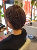 レイヤーボブ　縮毛矯正　髪質改善