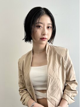 ヴェイン 渋谷(vain) ショートボブ丸みショートカットマッシュショート前髪なし