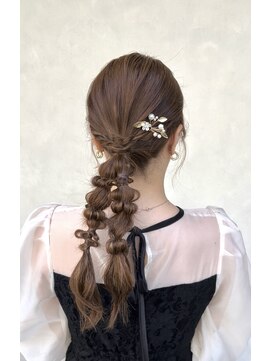 オレンジ梅田店(ORANGE) ツイン編みおろし/お呼ばれヘア