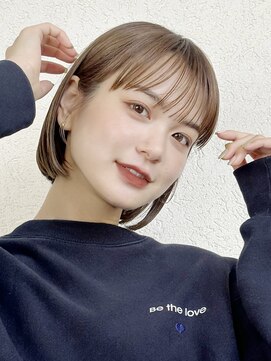 ガーデン オオタカノモリ(garden otakanomori) 20代30代40代大人ヘアストレートボブブラウンヘア