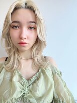 フリティ 大阪西梅田店(friity)&nbsp;オリーブベージュショートミニボブグレージュブリーチレイヤー