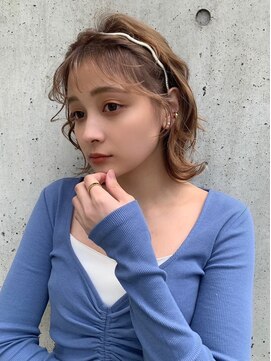 ニスル 町田店(NISURU) 似合わせカット/大人ガーリー/ダークアッシュ/着物/町田/町田駅