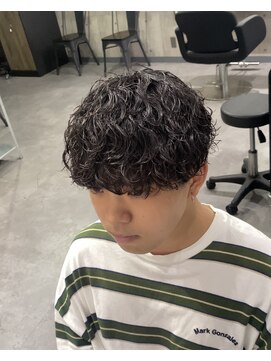 ビカムメンズヘアー 栄店(become men's hair) 収まる波巻きマッシュ