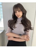 黒髪/ボブルフ/ネビージュ/小顔/ワンレン/髪質改善/