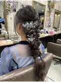 ツイン編み下ろし
