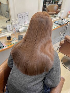 ネオリーブアイム 横浜西口店(Neolive aim) ブリーチなしミルクティーベージュ横浜【成田】