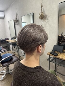 アルレン(Allen) グレージュ【センターパート/メンズ/宇都宮】