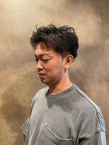 ビップ(V.I.P)&nbsp;セクションパーマ＋掻き上げ七三