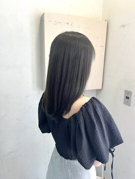 キャンバス バイ ネオリーブ 横浜西口(Canvas by neo.) くすみカラー　オリーブベージュ　酸性ストレート