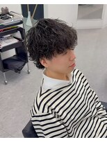 ブライト(BRIGHT)&nbsp;マッシュウルフ波巻きスパイラルパーマ