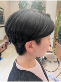 ツーブロックショートレイヤースタイル
