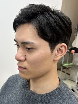 クレス 戸田店 メンズ店(CLESC) 七、三分け×短髪スタイル