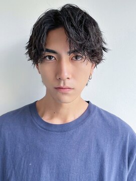 ツーダブル 豊中店(WW..) ツイストスパイラルパーマ波巻きスパイラル刈り上げマッシュ