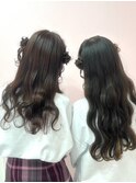 ガーリースタイル/心斎橋/ヘアメ/セットサロン