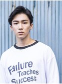 【メンズパーマ】7:3分けソフトツーブロックメンズカット
