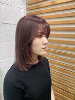 マルクヘアケア(MALQ HAIR CARE)&nbsp;ピンクカラー×レイヤーカット