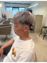 メンズバイココテラス 豊中(men's by cocoterace)&nbsp;ハイトーン/ブリーチ/メンズカット/シルバーカラー