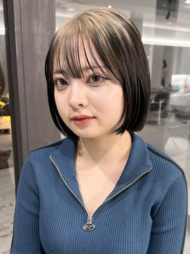 リムレスバイサンク 万代 新潟駅(LIMLESS by cinq) 新潟万代ブリーチデザインカラーインナーカラーアンブレラカラー