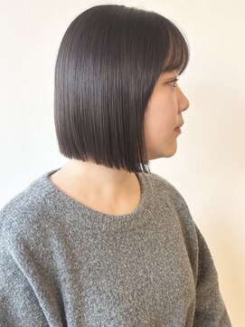 モリオフロムロンドン 松戸店(Morio from London) 【morio松戸 石山】大人可愛いナチュラルボブ前髪有り20代30代