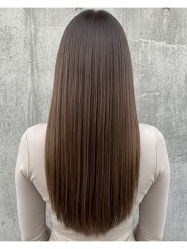 ココアベージュ/オリーブグレー/小顔/黒髪[立川/髪質改善]
