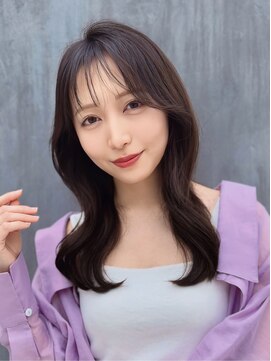 エアー 青山(AIR) レイヤーカット髪質改善カラートリートメント顔まわり2wayバング