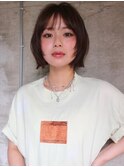 お洒落なレイヤーカット韓国ボブレイヤーボブ渋谷タッセルボブ