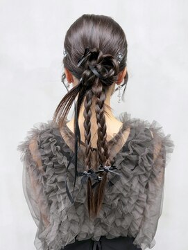 アルバム 池袋(ALBUM) ロング大人ガーリーおくれ毛前髪カット_ba575342