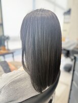 ルスリー 横浜店(Lsurii) 横浜駅/髪質改善縮毛矯正/黒髪/小顔