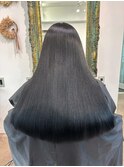 ロングヘア 髪質改善トリートメント 黒髪ロング 