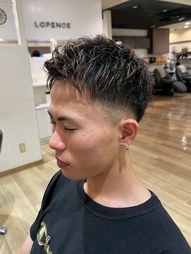 ラファンス 栗林店(LaFENCE) ツーブロックスタイル/メンズショート/清潔感/ナチュラル