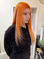 カンナ オーガニック ヘアデザイン(CANNA ORGANIC & HAIR DESIGN)&nbsp;ブロンドに戻るペールオレンジカラー