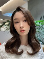 ポケット 渋谷(POCKET)&nbsp;レイヤーカットくびれヘア韓国ヘア渋谷美容室