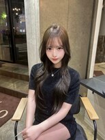 ヘアデザイン コレット ネオ 池袋(Hair Design Collet Neo)&nbsp;レイヤーカット×髪質改善カラー　【オリーブグレージュ】