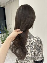 ユーフォリア 青山(Euphoria)&nbsp;ハイレイヤーグレージュラベンダーカラーミディアムヘア内巻き☆