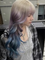 シティ オモテサンドウ(CITY omotesando)&nbsp;ホワイトラベンダー×ブルーグラデーション