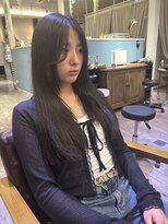 ペッツショコラ(PETZ chocolat) レイヤーカット ロング 黒髪 トリートメント