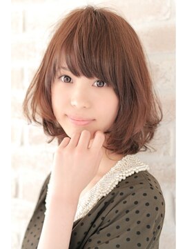 ラ ブレス あべのキューズ(LaBless) ナチュラル可愛いボブ~前髪&顔周りで見せる小顔カット~
