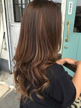 トレス(tres) ロング グラデーションカラー