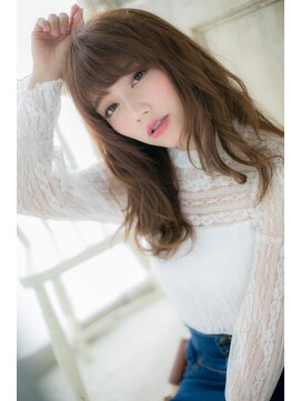 モッズ ヘア 福岡姪浜店(mod's hair) 重めスタイルの*ちょい辛*セミディ