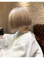 サロンドミルク 溝の口店(salon de MiLK) 20代30代40代/ストレートでもキマるボブ/ベージュカラー!