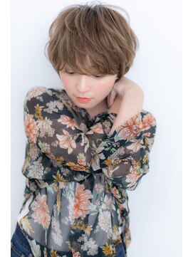 カバーヘア ブリス 戸田公園西口店(COVER HAIR bliss) くすみカラー束感くせ毛ショートマッシュY戸田公園10代20代30代