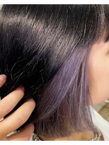 ツムグ 代官山店(TUMUGU)&nbsp;デザインカラー大人可愛い白髪ぼかしイヤリングカラー