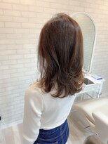 マーリャヘアー(mallia hair)&nbsp;くびれ外ハネミディアムヘアー