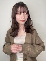 [中野莉子］韓国くびれヘア大人ミディアムシースルーバング3