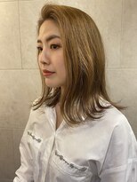 ブリング バイ スノードロップ 吉祥寺(BRING by Snowdrop)&nbsp;前髪/マチルダボブ/ピンクベージュ/インナーグレージュ/吉祥寺