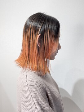 ヘアサロン セロ(Hair Salon SERO) 【セロ姫路】グラデーションカラー_オレンジカラー