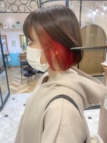 ロンド ブランシュ 錦糸町北口(Lond blanche)&nbsp;イヤリングカラー赤！畠中ケント