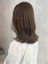 アイティー バイ アルバム 中野店(IT by ALBUM) ミディアムレイヤーオリーブブラウン_ショコラアッシュ_ba412331